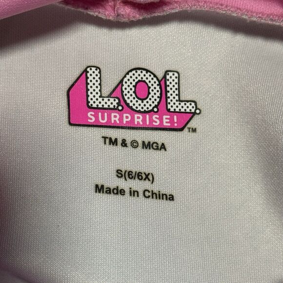 LOL Surprise Girls Tutu Dress Varsity Jacket Look w/ Hood Bow Size S (6/6X) - Picture 5 of 6